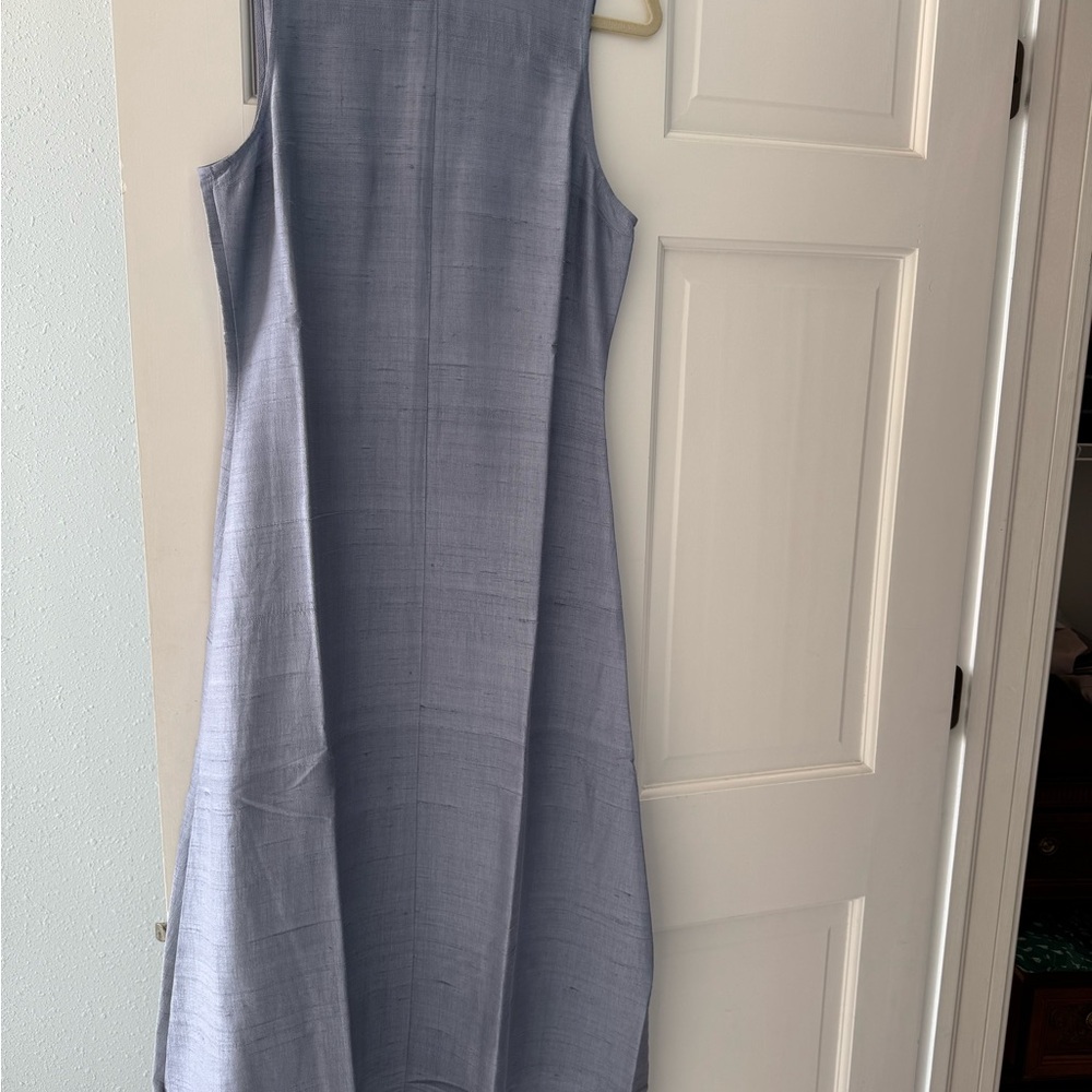 Julia Amory Blizzard Blue Jane Sleeveless Dress Medium new!